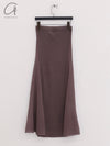 SWAYING 25 Spring/Summer Slim Fit Long Swing Skirt SW-SW25SS3B04C3-ZI Purple (SW25SS3B04C1)